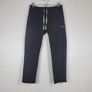 Figs Technical Collection Women Size XS Petite Scrubs Pants Navy Blue Nurse Dr
